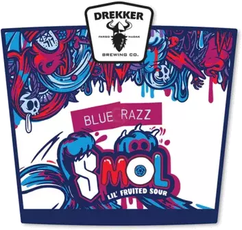 Drekker Brew Blue Razz Smol Lil Fruited Sour