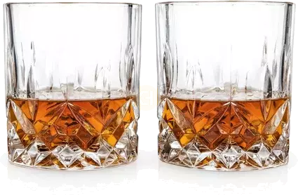 Viski Crystal Whiskey Tumblers 2 Pack