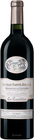 Chateau Sainte Eulalie Minervois La Liviniere La Cantilene