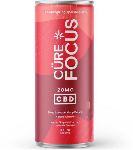 Cure Focus Cbd Sparkling Elixir