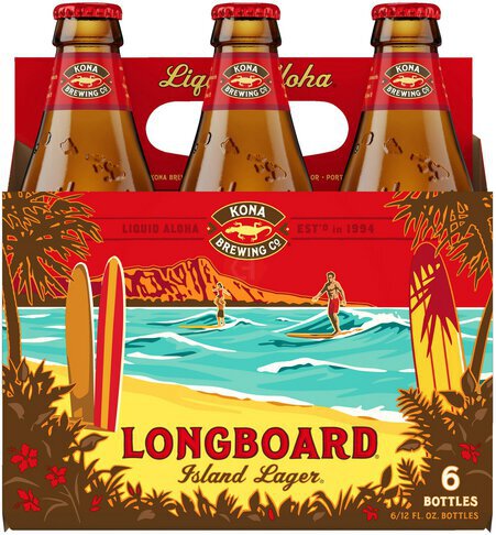 Kona Longboard Island Lager 4/6 Pack Nr