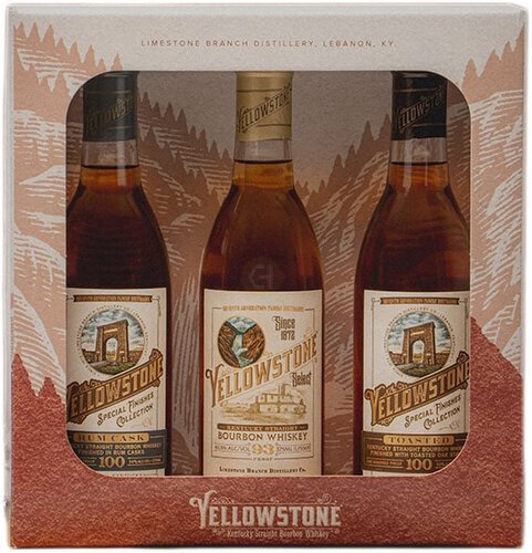 Yellowstone Gift Pack Rums Cask Bourbon & Toasted