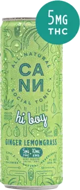 Cann Hi Boy 5mg Thc Ginger Lemongrass Thc Seltzer Non Alcoholic