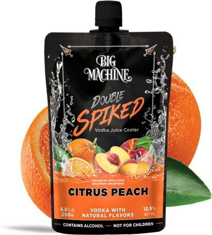 Big Machine Vodka Spiked Cooler Citrus Peach Single Pouch