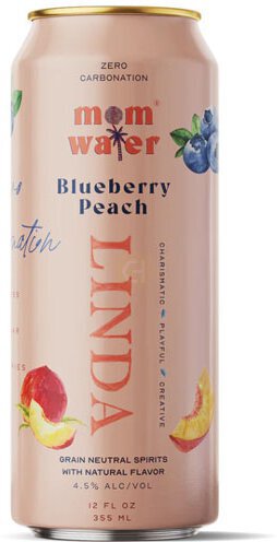 Mom Water Linda Bluebry Peach Sgl