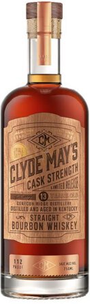 Clyde May 13 Year Cask Strength Bourbon 112 Proof