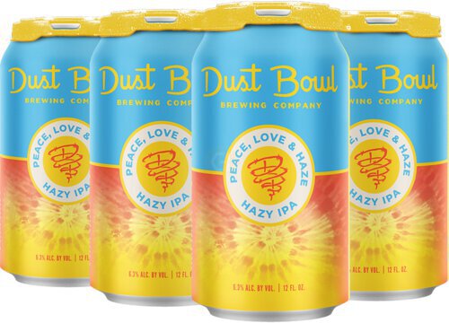 Dust Bowl Brewing Company Peace Love Haze Can