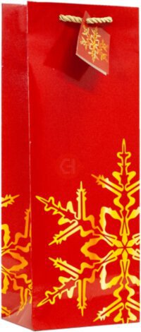 Red Snowflake Gift Bags Red Snowflake Gift Bags