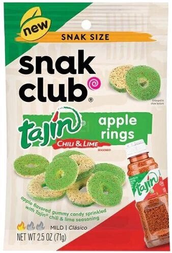 Snak Club Tajin Chili Lime Apple Rings