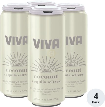 Viva Coconut Tequila Seltzer Rtd