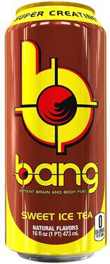 Bang Potent Brain And Body Fuel Sweet Ice Tea 16o Can