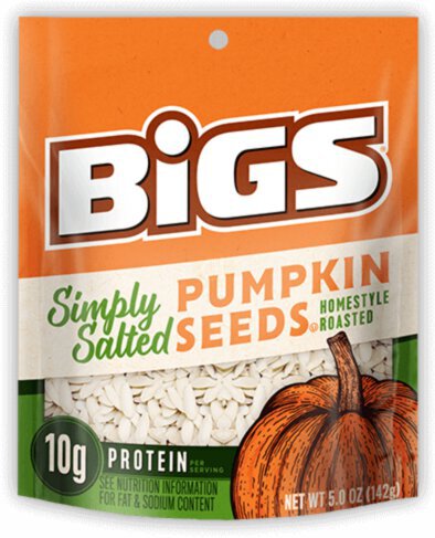 Bigs Homestyle Roasted Pumpkin Seeds Simply Salted