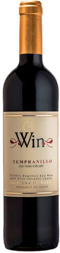 Win No Alcohol Tempranillo Organic Vegan Gluten Free Red Wine Spain