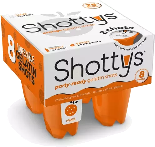 Shottys Gelatin Shots Orange