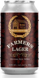 Barn Brew Co Farmers Lager German Style