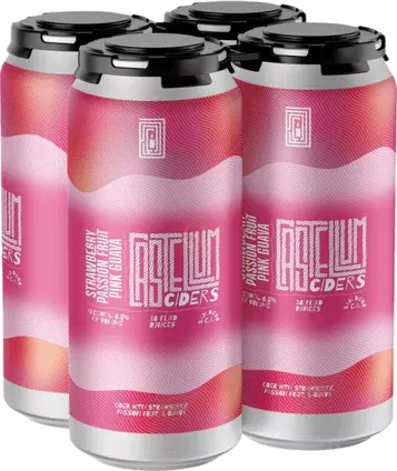 Castellum Strawberry Passion Fruit Pink Guava Cider