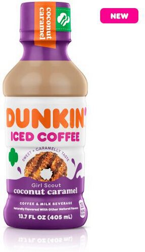 Dunkin Donuts Girl Scout Coconut Caramel Bt