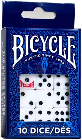 Bicycle Count Dice Skittles