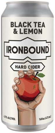 Ironbound Black Tea Lemon Hard Cider