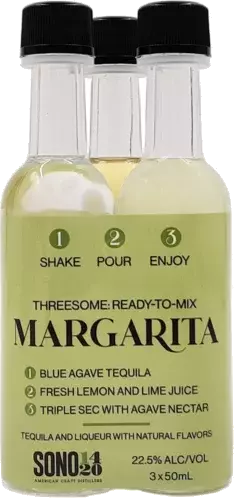 Sono 1420 Threesome Cocktails Margarita Ready To Mix Cocktail