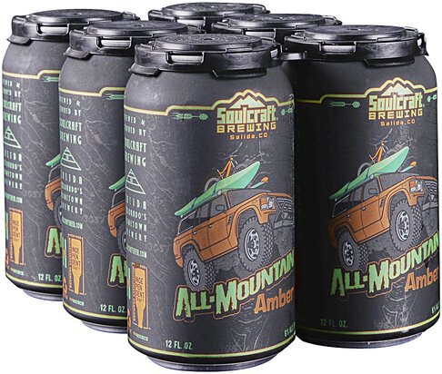 Soulcraft Brewing Can All Mountain Ambe