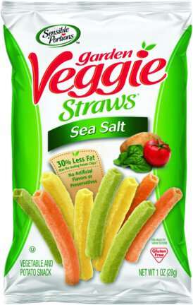 Sensible Portions Garden Veggie Straws Sea Salt
