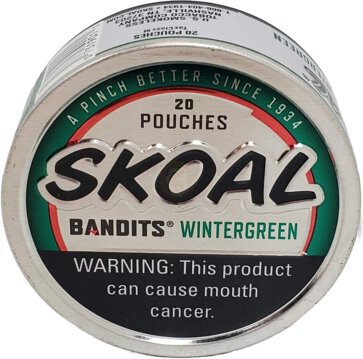 Skoal Pouches Bandits Wintergreen Chewing Tobacco