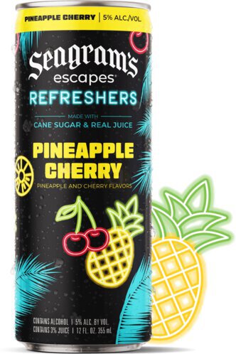 Seagram's Refreshers Pineapple Cherry Seagram's Refreshers Pineapple Cherry 12oz 6pack