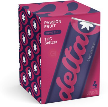 Delta Passion Fruit 20mg Thc Seltzer