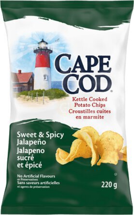 Cape Cod Potato Chips Sweet And Spicy Jalapeno Kettle Chips