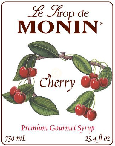 Monin Cherry Glass