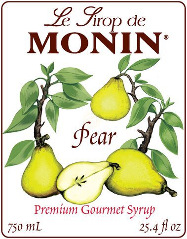 Monin Pear Glass