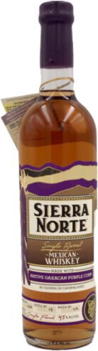 Sierra Norte Native Purple Corn Single Barrel Mexican Whiskey