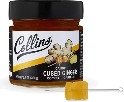 Collins Candied Cubed Ginger In Syrup