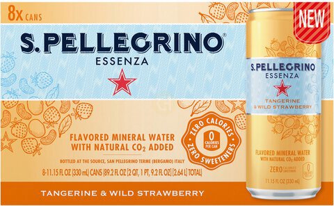San Pellegrino Essenza Tangerine And Wild Strawberry