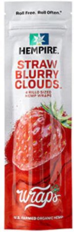 Hempire Straw Blurry Clouds 4rillo Sized Hemp Wraps