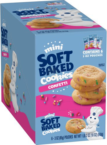 Pilsbury Mini Soft Baked Cookies Funfetti
