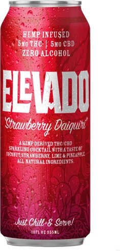 Elevado Cktl Strawberry Daiquiri 5mg Thc & 5mg Cbd