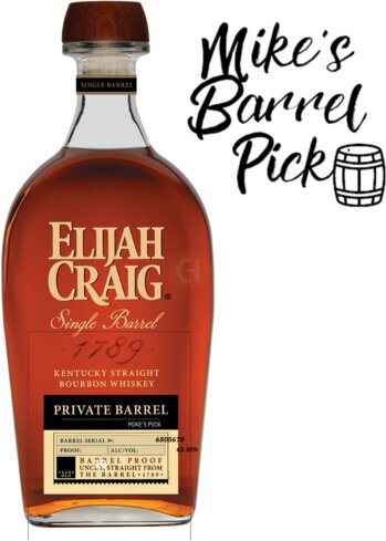 Elijah Craig Single Barrel Mike's Pick 122.6 Proof