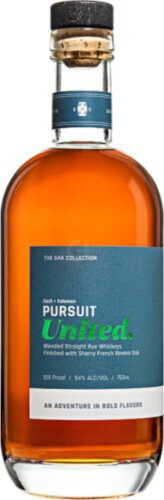 Pursuit United The Oak Collection Sherry French Revere Oak Finished Rye Whiskey