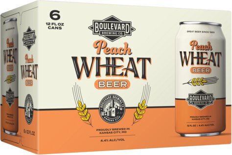 Boulevard Unfiltered Peach Wheat Ale Cns