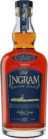 O H Ingram River Aged Straight Bourbon Whiskey 105 Proof