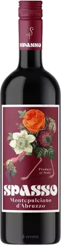 Spasso Montepulciano Dry Black Plum Oak Original