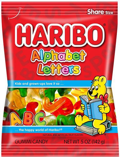 Haribo Alphabet Letters Gummi 142g