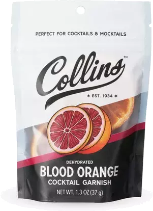Collins Blood Orange Dehydrated Fruit Cocktail Garnish