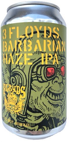 Three Floyds Barbarian Haze IPA Can