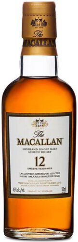 The Macallan Sherry Oak 12 Years Old 50ml
