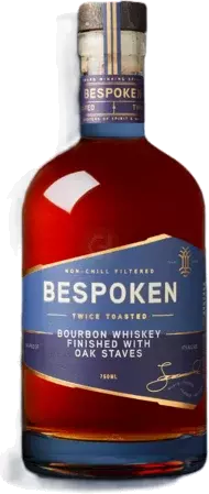 Bespoken Twice Toasted Bourbon Whiskey Finished With Oak Staves