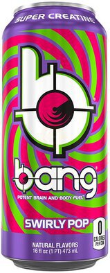 Bang Energy Drink With Coq10 Creatine Swirly Pop Drinks Each