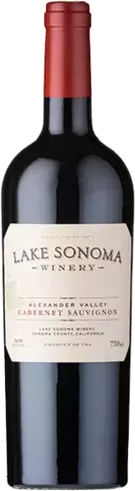 Lake Sonoma County Cabernet Sauvignon Alexander Valley Winery